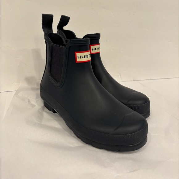 Hunter Women's Original Chelsea Rain Boot in Blue - Picture 2 of 7